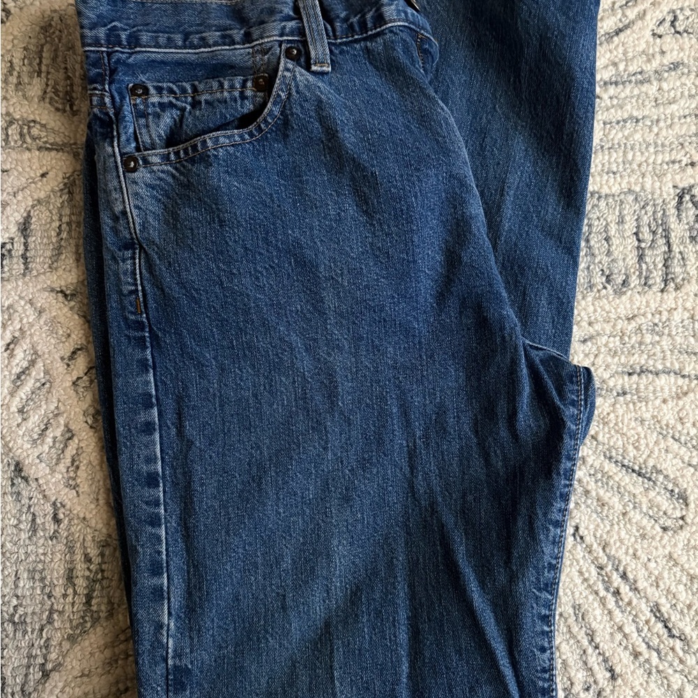 Ralph Lauren Double RL Blue Relaxed Jeans - Picture 2 of 4
